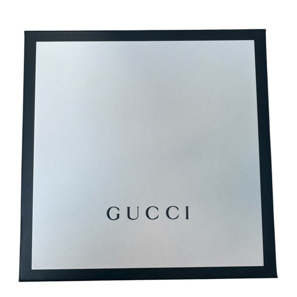 GUCCI Gift Box with Ribbon Tissue Paper and Pamphlet Authentic - Picture 2 of 5